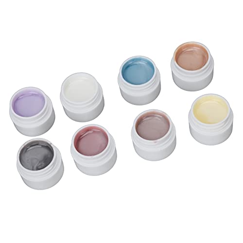 Glitter Nail Gel Polish - Long Lasting UV LED Nail Art Cream for Salon & Home Manicure - Easy to Apply with Brush, Perfect for Parties, Weddings & Special Occasions