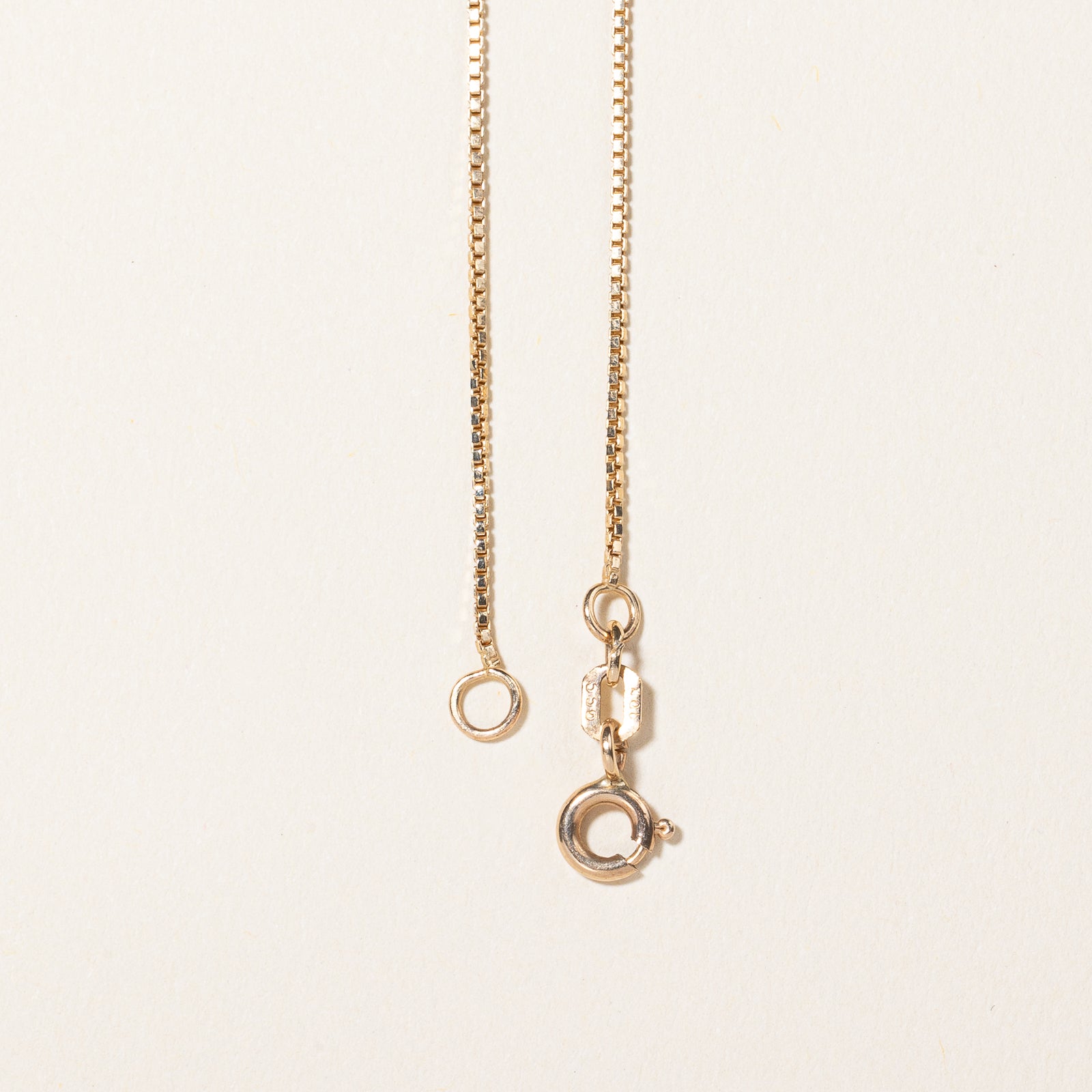 10K Yellow Gold Box Link Chain Necklace 18 Inch - Elegant & Durable Jewelry for Women, Perfect for Everyday Wear, Parties & Gifts