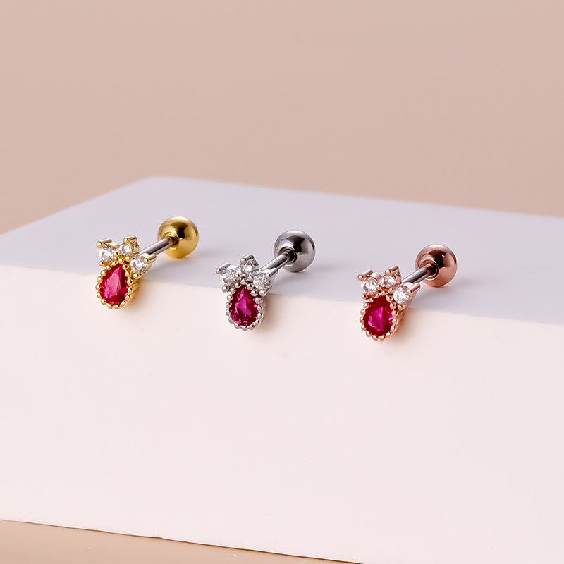 20G Cartilage Tiny Stud Earrings - Star & Bat Design Hypoallergenic Piercing Jewelry for Women | Perfect for Daily Wear, Parties & Gifts