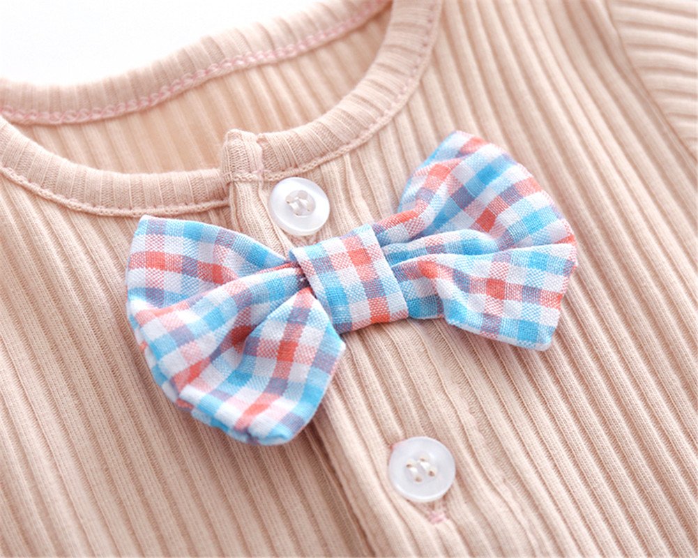 Newborn Baby Boys Short Sleeve Bodysuit with Bowtie - Soft Cotton One-Piece Outfit for Summer | Perfect for Photoshoots, Parties & Everyday Wear