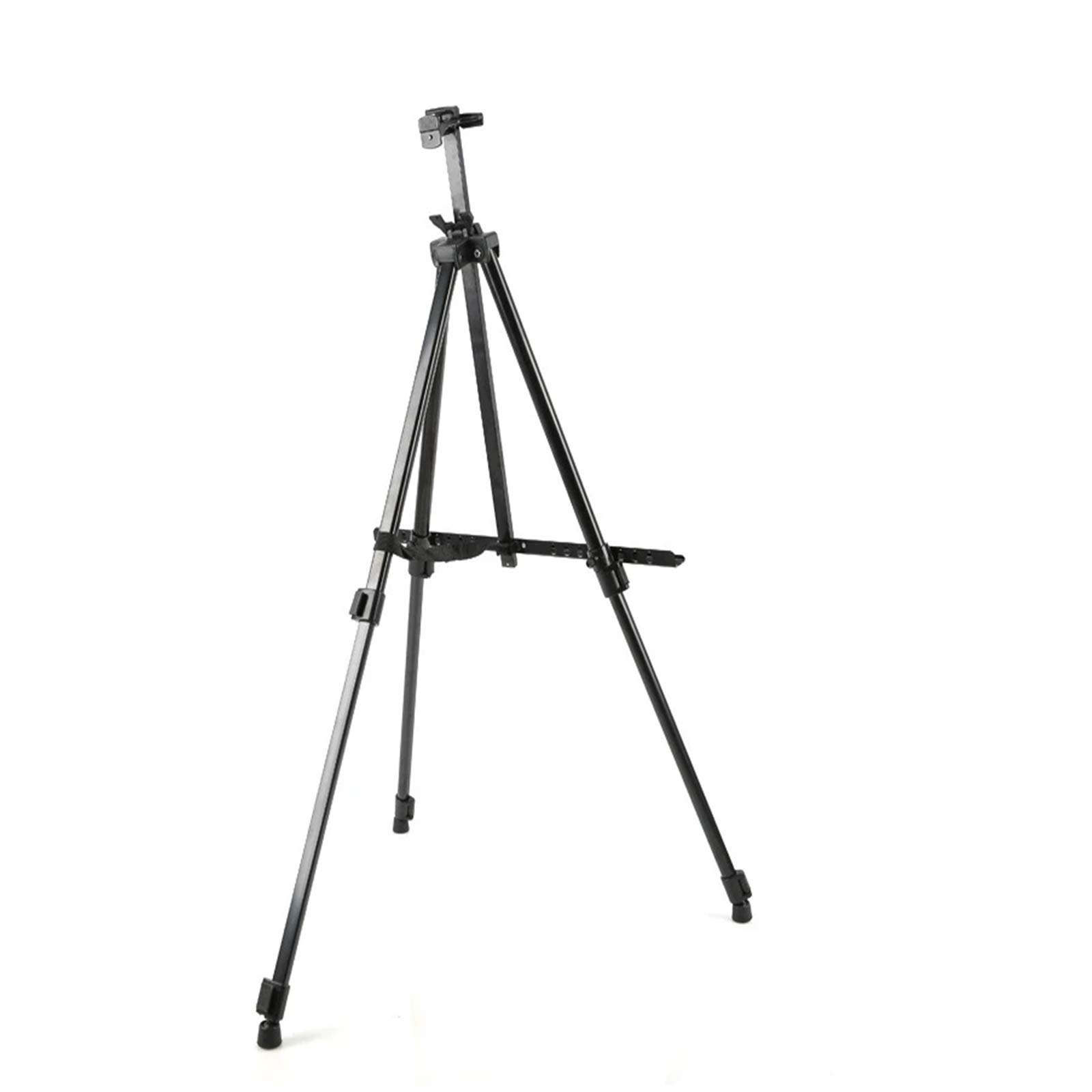 Multifunctional Aluminum Tripod Easel with Carrying Bag - Portable & Adjustable for Indoor & Outdoor Painting, Sketching, and Display