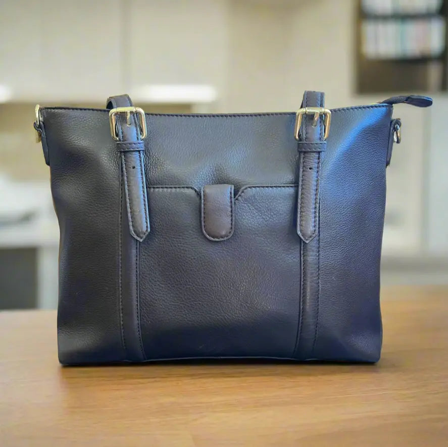 BOL Women's Genuine Leather Tote Bag - Stylish & Spacious Handbag for Work, Travel & Everyday Use