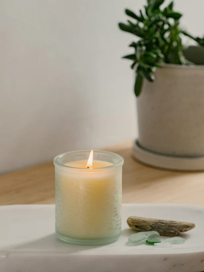 St Eval Beachcombing Glass Candle - Sea Mist Scented Candle | Coastal Home Decor for Relaxation & Aromatherapy