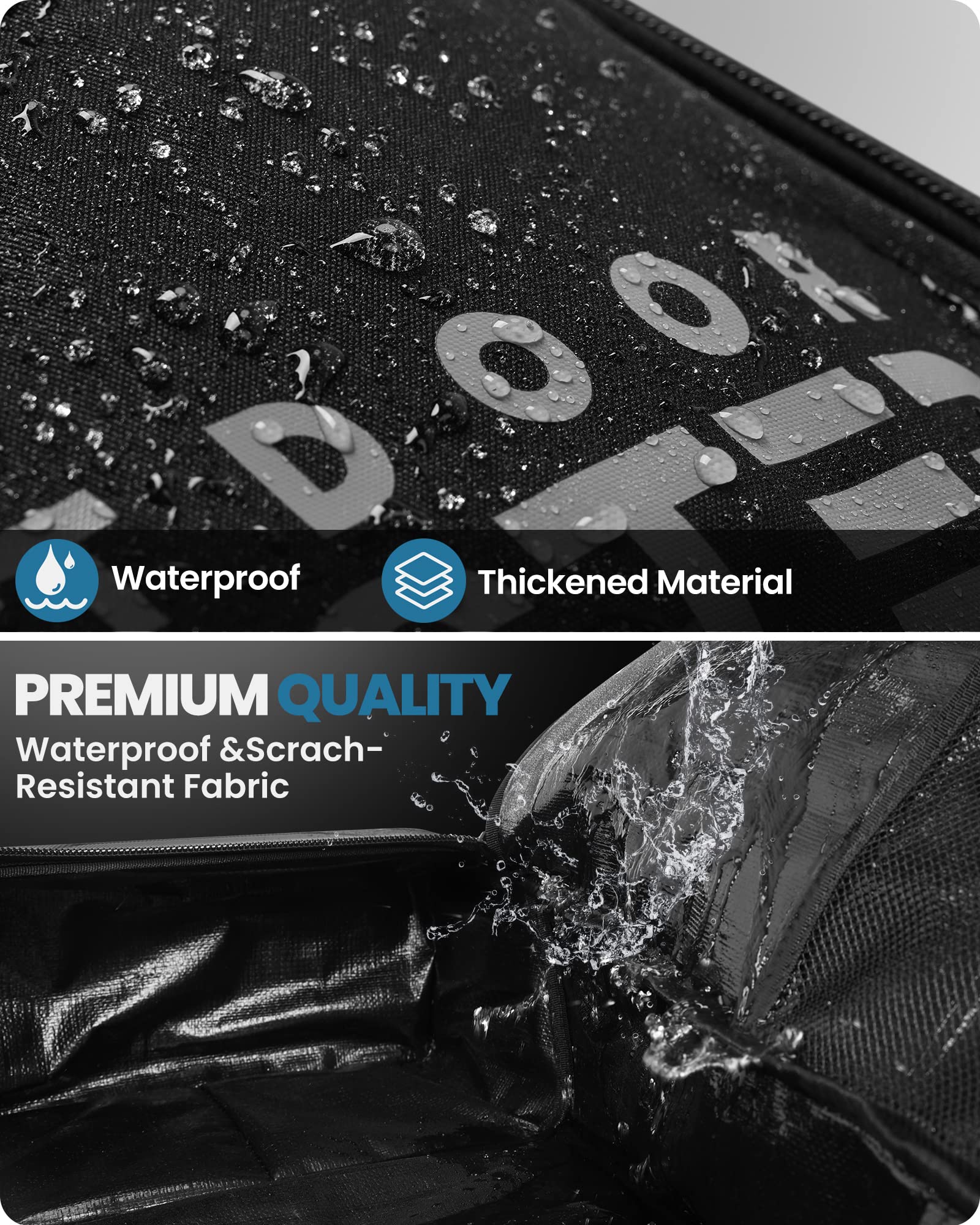 OutdoorMaster ABS Hard Shell Snowboard Travel Bag - Water Resistant Lining & Padded Protection for Snowboards | Perfect for Air Travel & Mountain Resorts