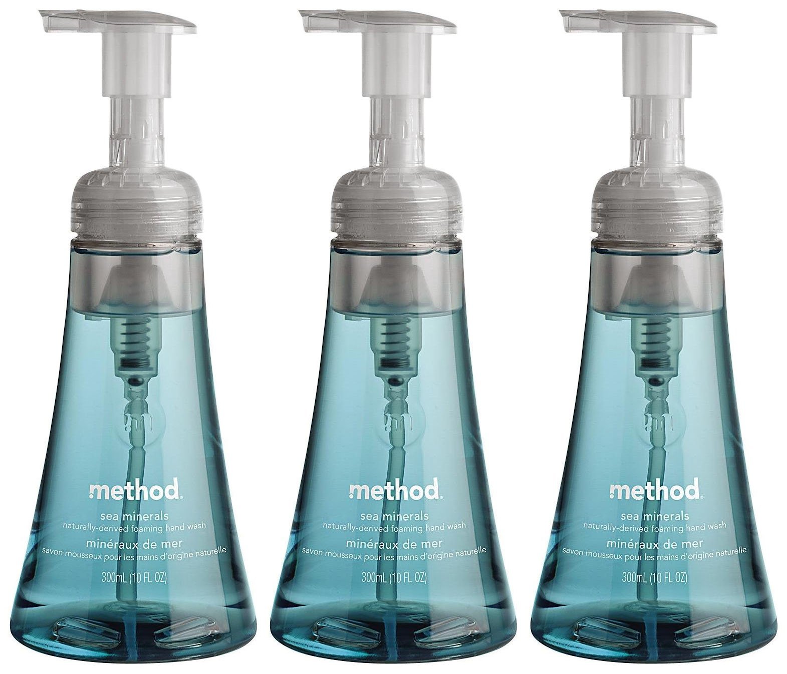 Method Foaming Hand Soap - Refreshing Sea Minerals Scent | Gentle & Moisturizing Hand Wash for Kitchen, Bathroom & Office | Vegan & Cruelty-Free