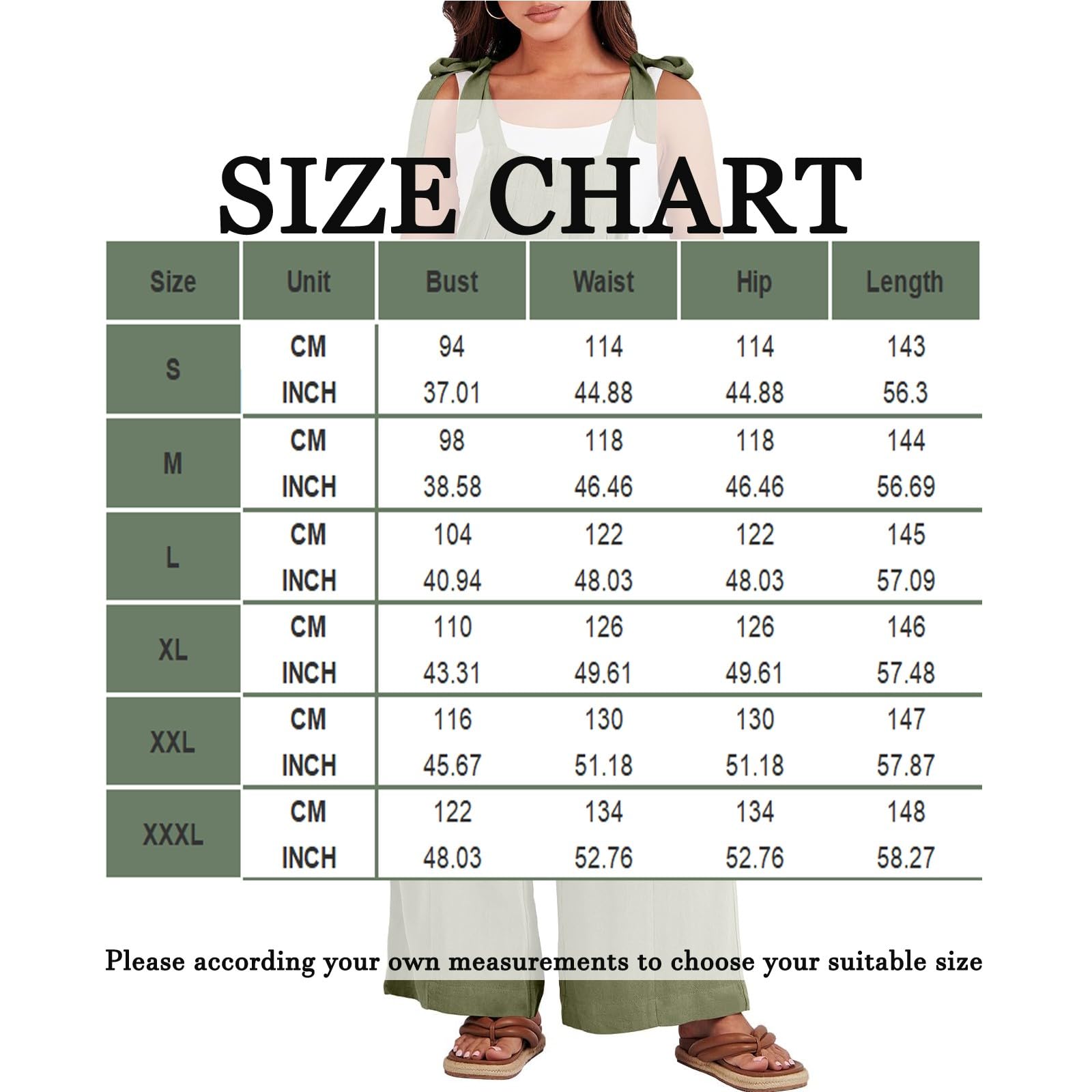 Women's Cotton Linen Overalls - Summer Jumpsuit Romper with Flowy Pants - Boho Chic Casual Outfit for Women 2024 (Al-Black, 3XL) - Perfect for Beach Vacations, Music Festivals and Everyday Boho Style