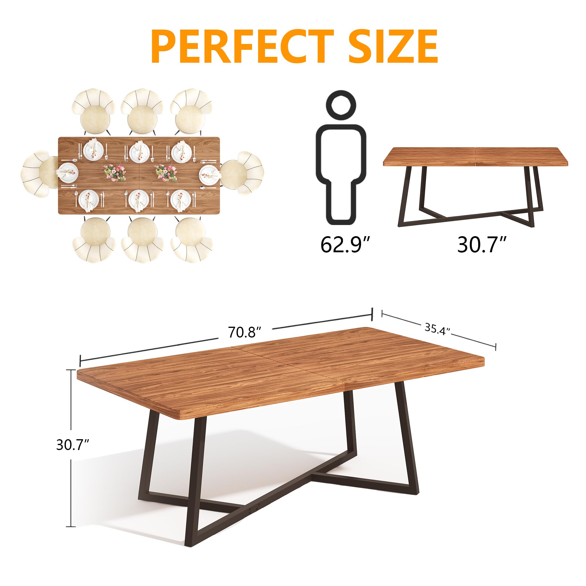 AWQM 6FT Conference Table - 70.8