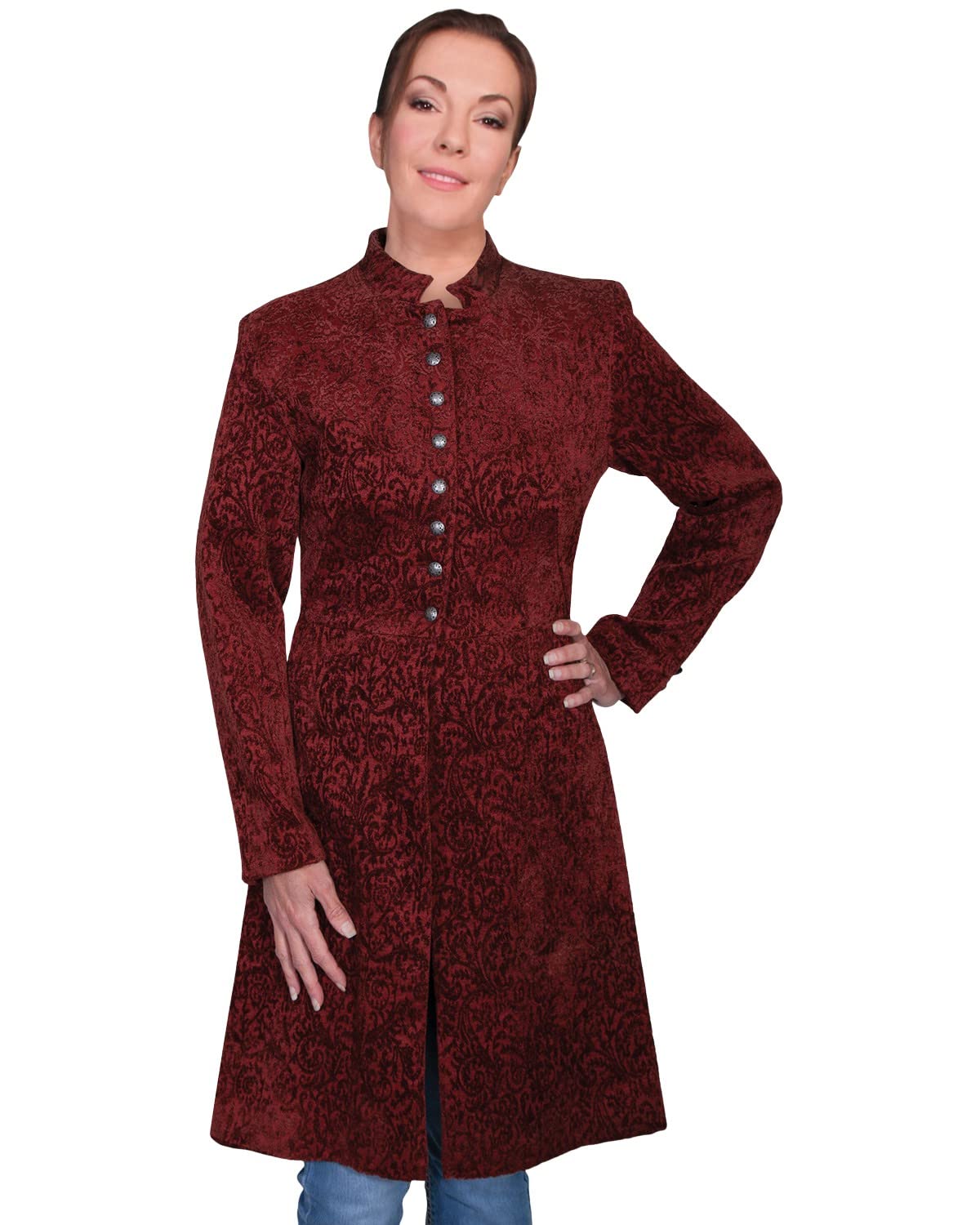Scully Wahmaker Women's Vintage Western Chenille Heritage Coat - Perfect for Cowgirl Costumes, Rodeo Events & Western Themed Parties