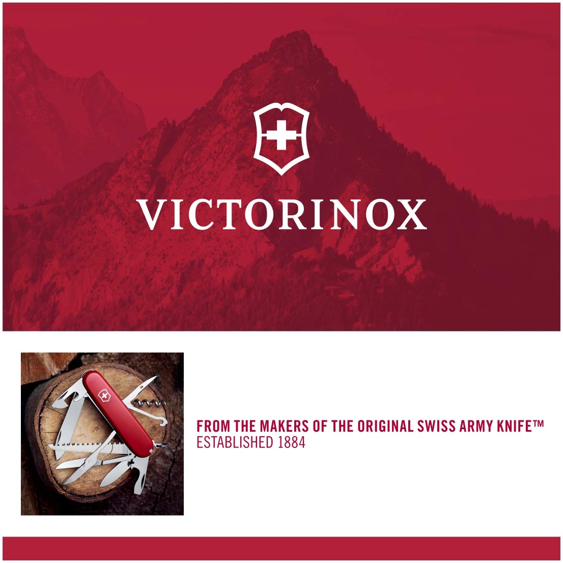 Victorinox Large Brown Wooden Cutting Board with Scraper - Premium Kitchen Chopping Board for Meat, Vegetables & Fruits - Ideal for Home Chefs & Professional Kitchens