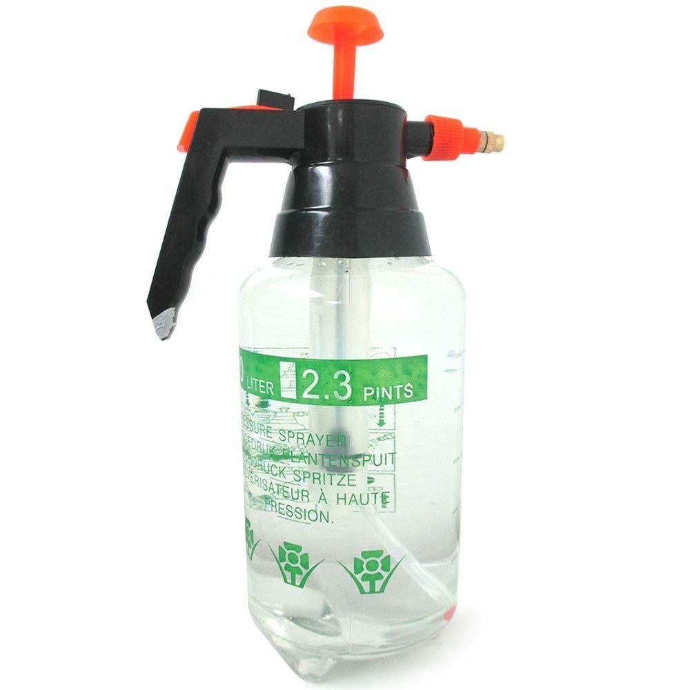 1L Pressurized Spray Bottle - Portable Chemical & Garden Sprayer with Handheld Pressure Pump for Lawn, Plants & Cleaning | Indoor & Outdoor Use