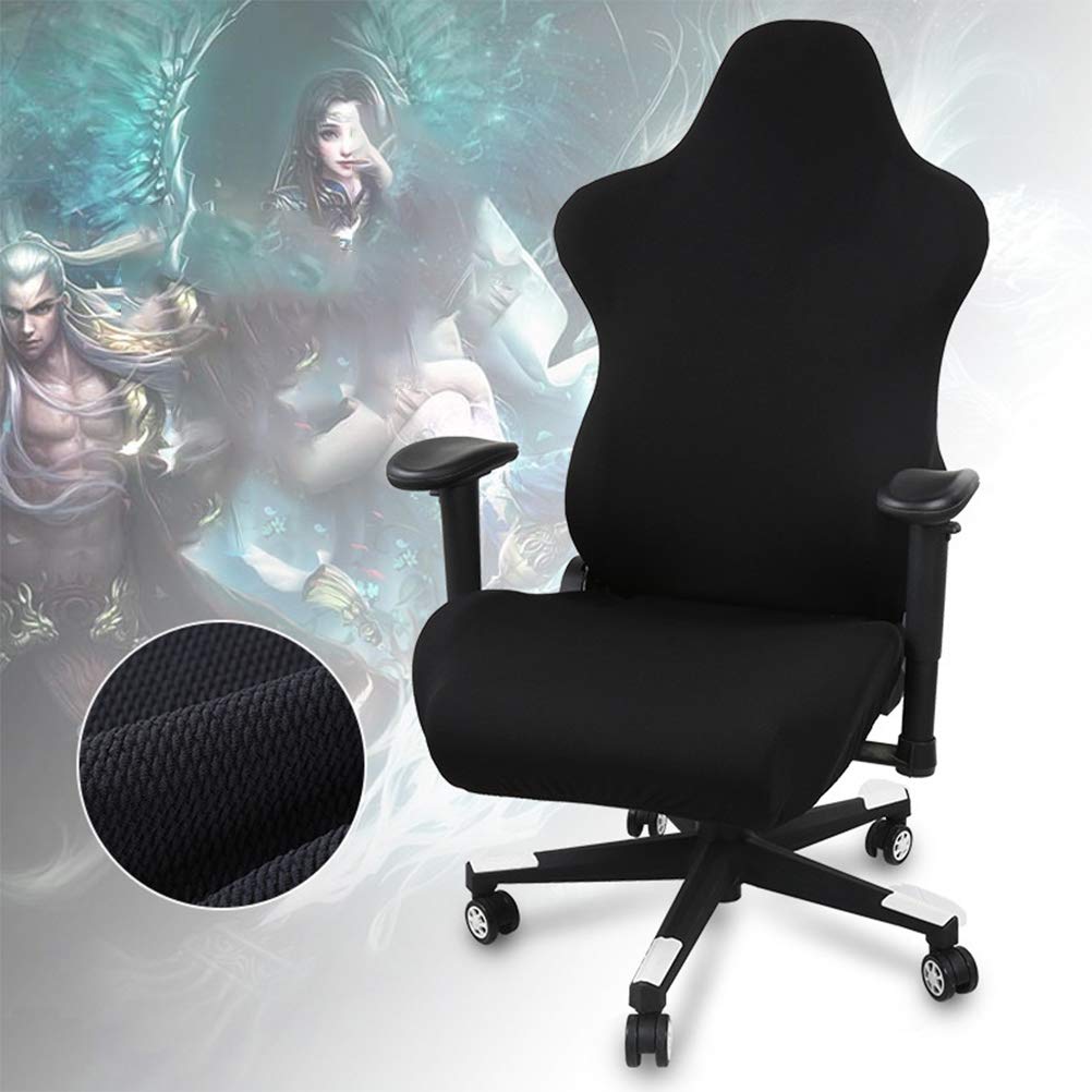 Ergonomic Office & Gaming Chair Cover - Stretchy Slipcover for Racing Style Chairs (Chair Not Included) - Perfect for Home Office, Gaming Setup & Workspace Comfort
