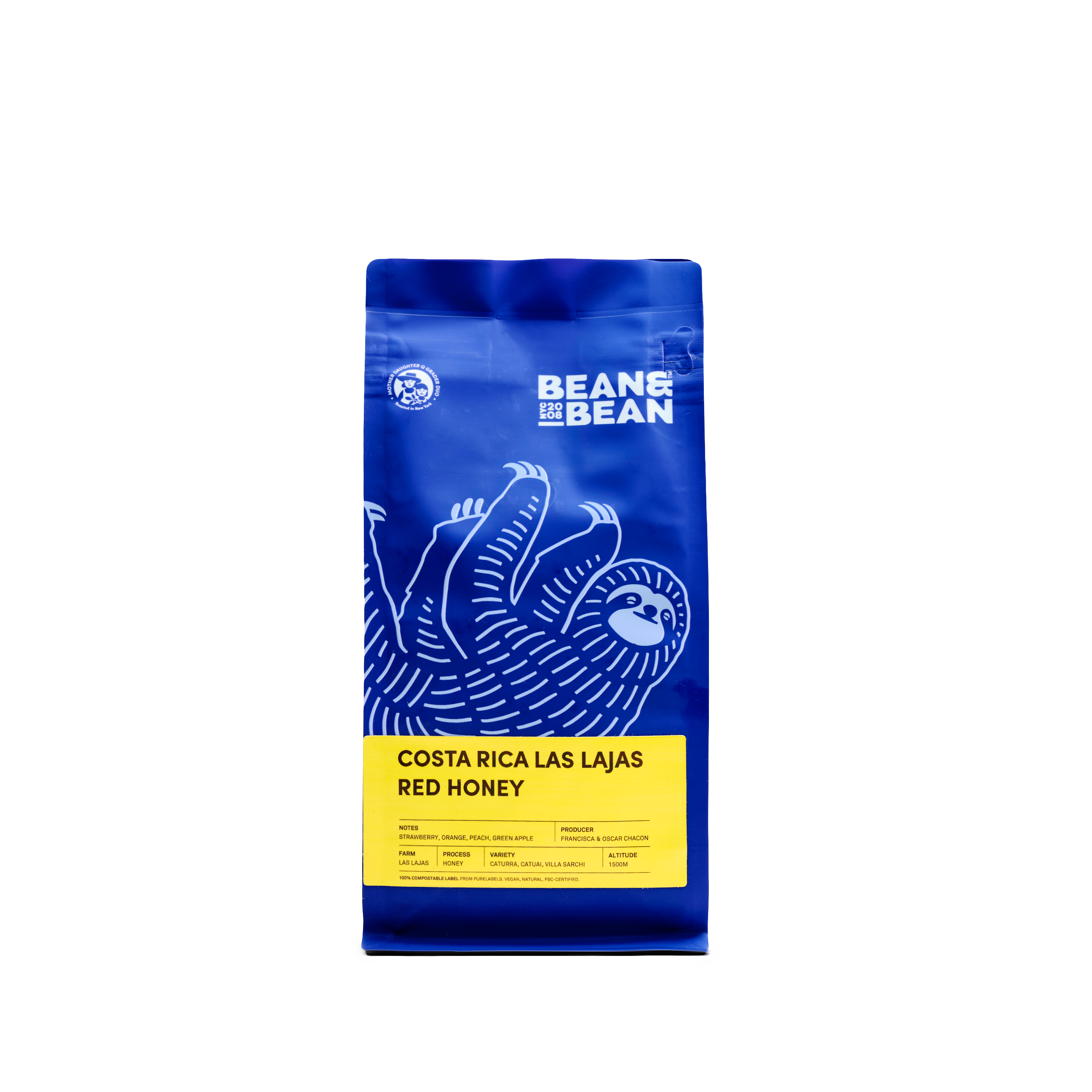 Premium Costa Rica Las Lajas Red Honey Coffee Beans - Single Origin Specialty Grade for Pour Over, French Press & Espresso - Perfect for Home Brewing & Gifting