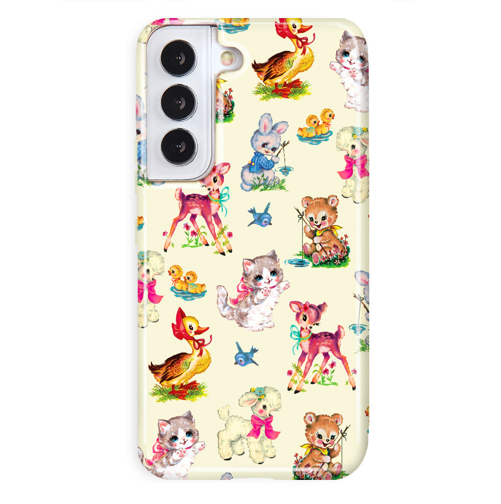 Cute Baby Animals Samsung Phone Case - Protective & Durable Cover for Samsung Galaxy [Model] - Perfect Gift for Kids & Animal Lovers