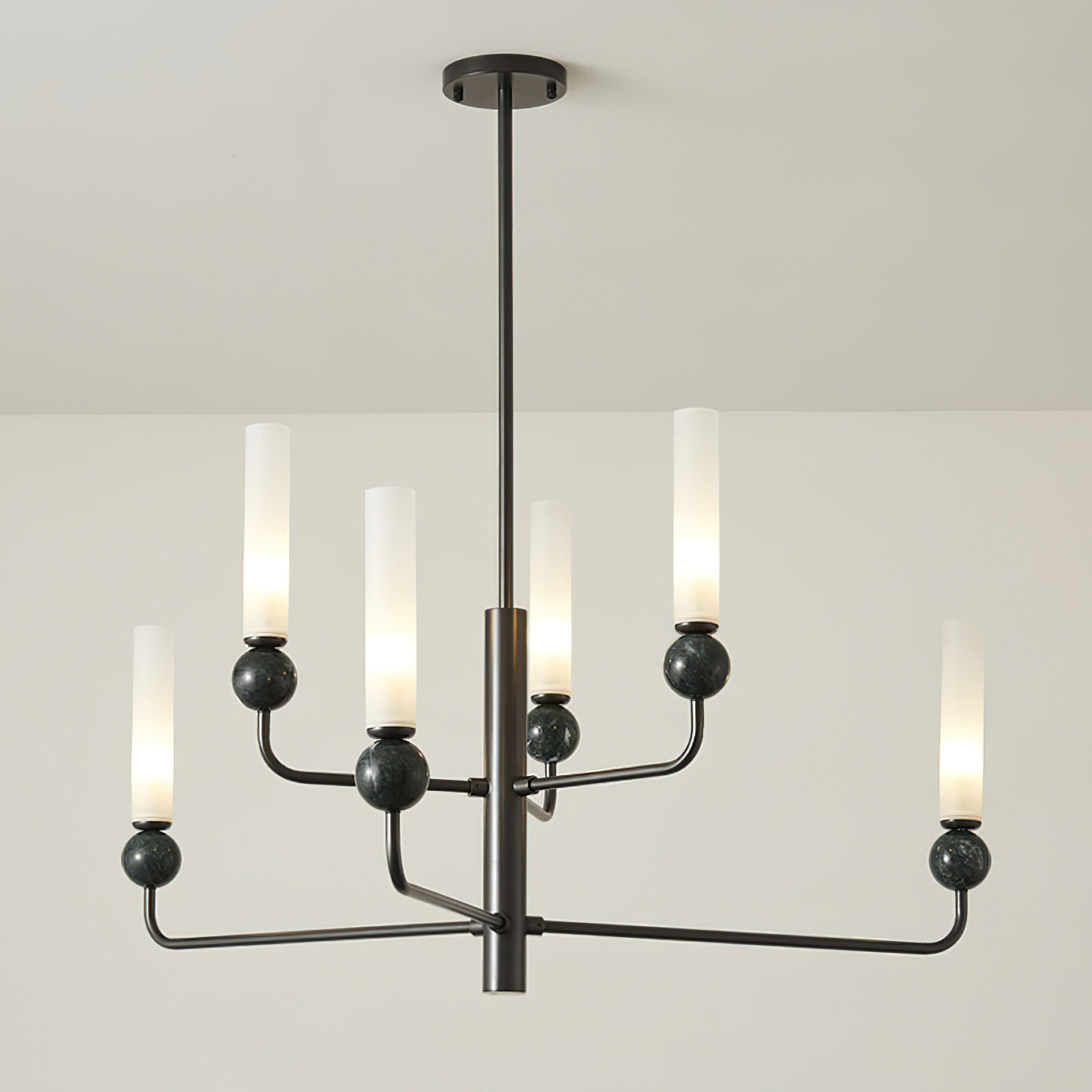 Delie Crystal Chandelier - Elegant Modern Ceiling Light Fixture for Dining Room, Bedroom & Living Room | Perfect for Home Decor, Wedding & Luxury Interior Lighting