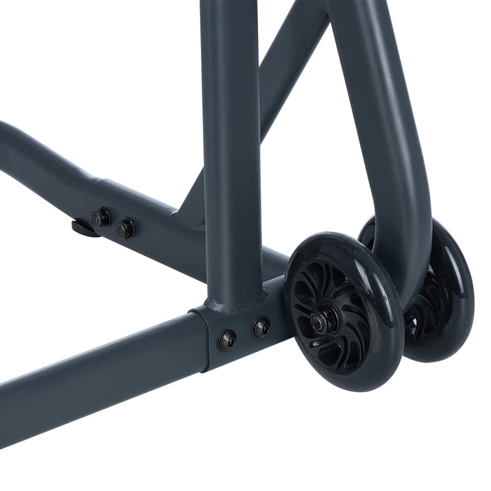 Oxford Products Zero-G Single Sided Paddock Stand for Motorcycles - Heavy Duty Bike Lift with Rubber Pads OX266 - Perfect for Motorcycle Maintenance & Storage in Garage