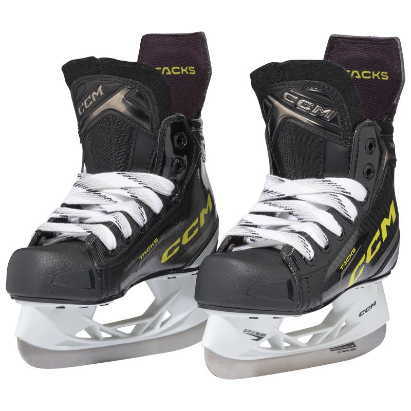 CCM Tacks XF Pro Youth Ice Hockey Skates - Lightweight Performance Skates for Kids & Teens - Perfect for Hockey Games, Practice & Training
