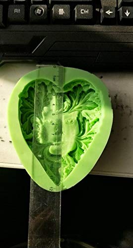 Classic Leaf Design Silicone Mold for Soap, Chocolate & Cake Decorating - Handmade Woman Head Silicone Mold for Home Decor, Aroma Stones & Baking