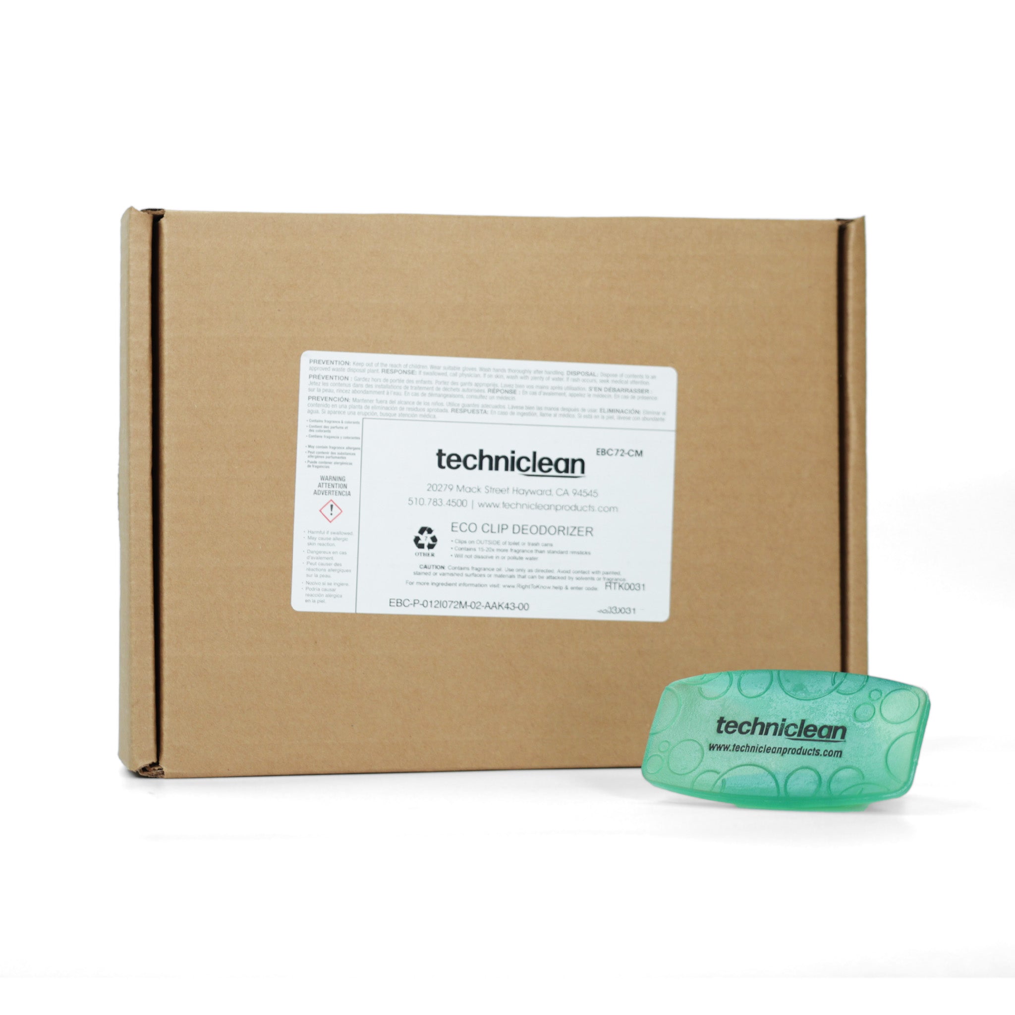 Natural Herbal Mint Deodorizer Bowl Clip - 12 Pack | Freshen Bathroom, Kitchen, Car & Pet Areas