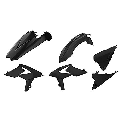 POLISPORT Plastic Body Kit - Black (90777) | Durable Motorcycle Protection for Off-Road & Trail Riding