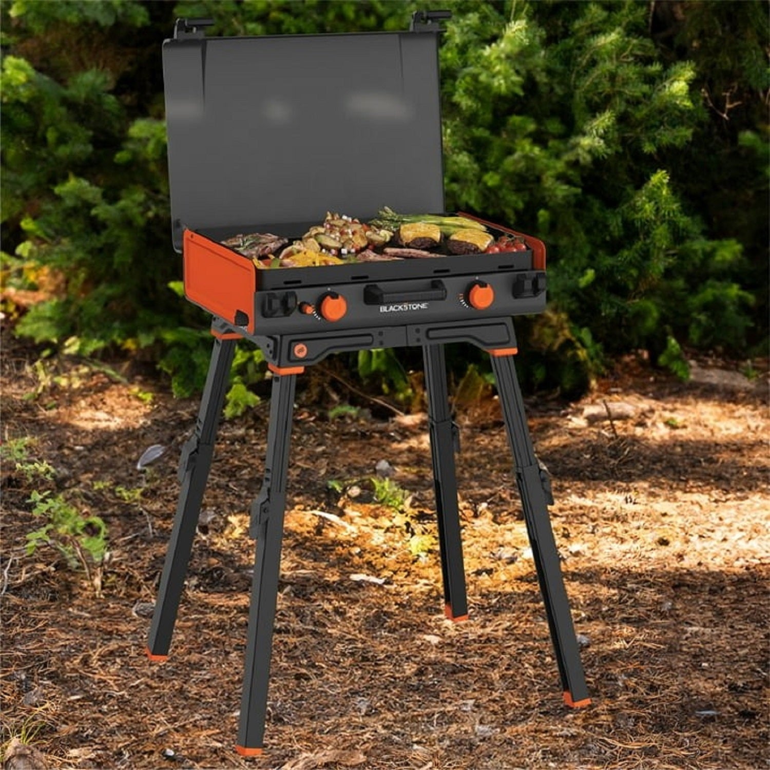 Blackstone 5650 Griddle Leg Kit with Adjustable Feet & Sturdy Base - Perfect for Outdoor Cooking, Camping & Backyard BBQs