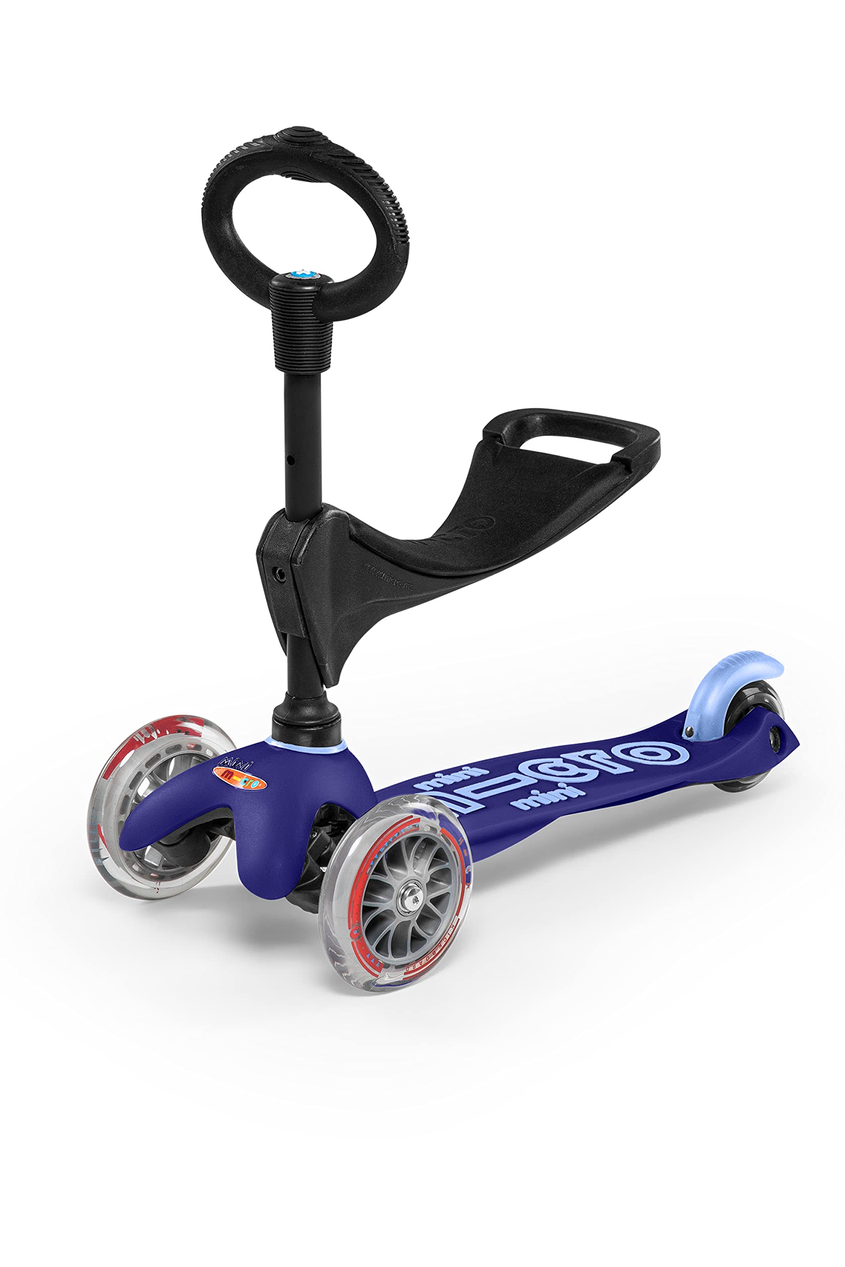 Micro Kickboard Mini 3-in-1 Deluxe 3-Stage Ride-On Scooter for Toddlers Ages 1-5 Years | Adjustable Learning Scooter for Boys & Girls | Perfect for Indoor & Outdoor Play, Park Rides & Backyard Fun