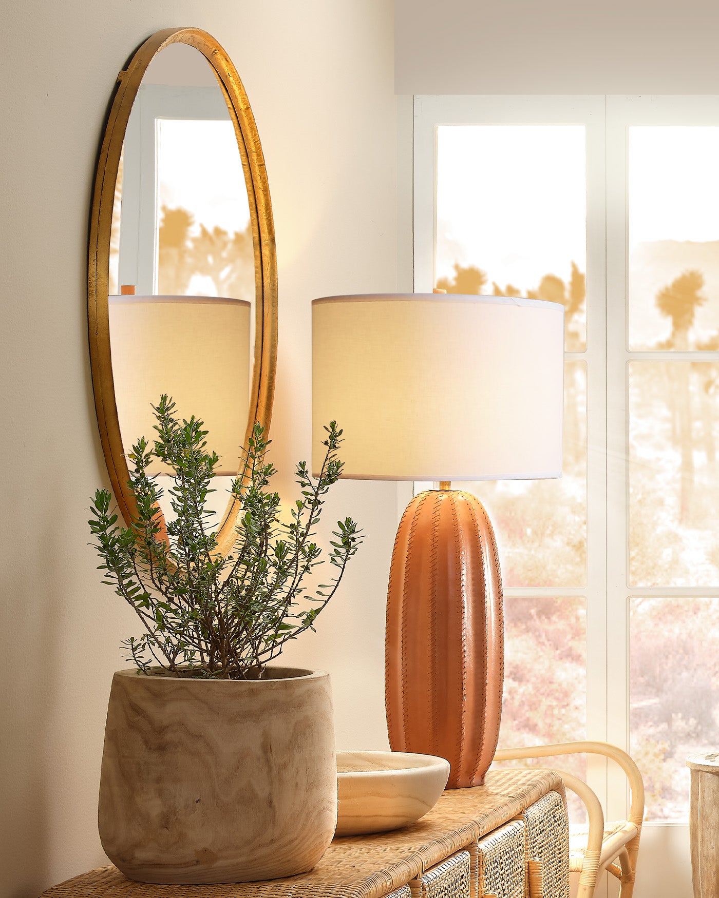 Beckham Modern Table Lamp - Stylish LED Bedside Nightstand Light for Living Room, Bedroom & Office Decor