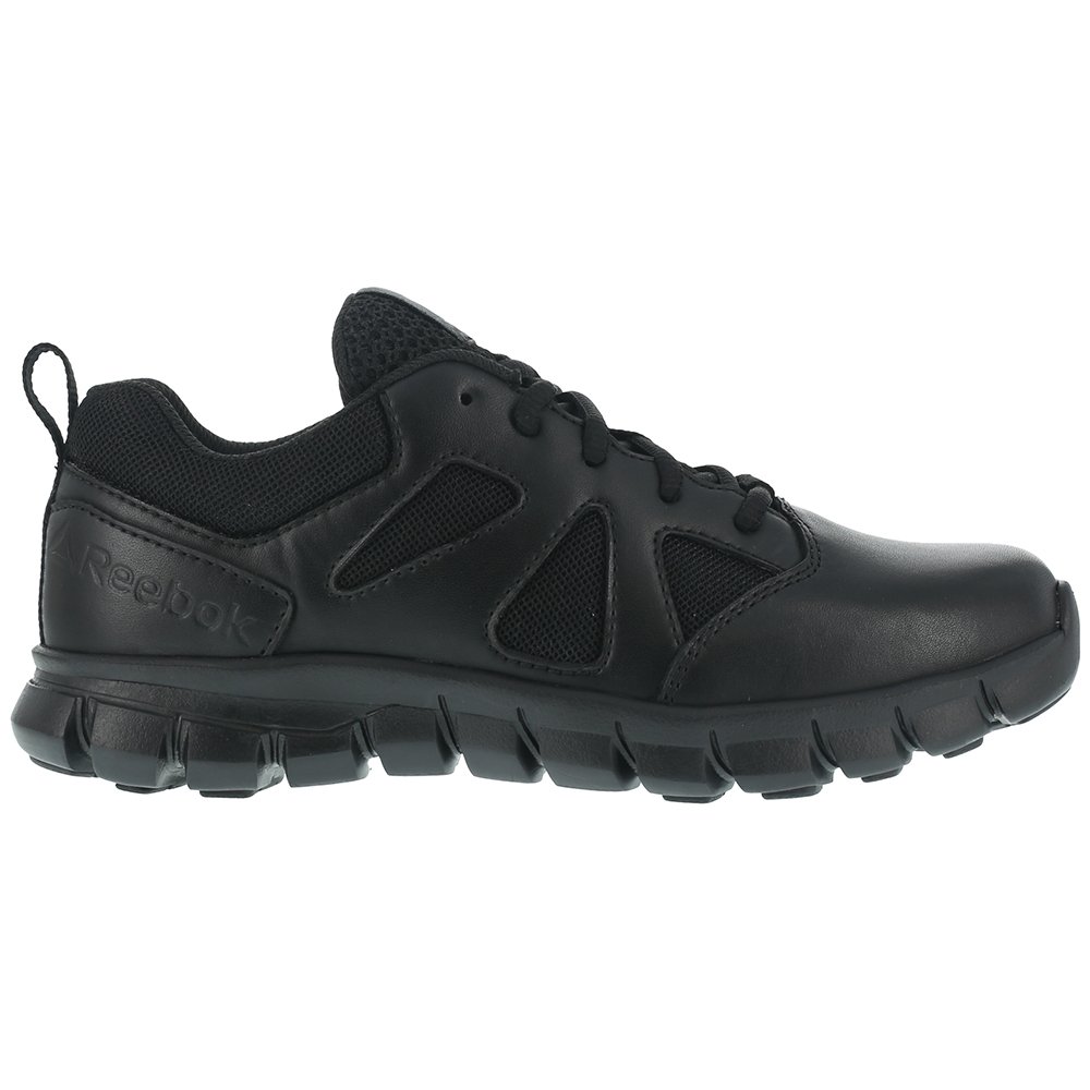Reebok Women's Rb815 Sublite Cushion Tactical Soft Toe Work Shoes - Black Military Boots for Women | Lightweight & Comfortable Safety Shoes for Work, Hiking & Outdoor Activities