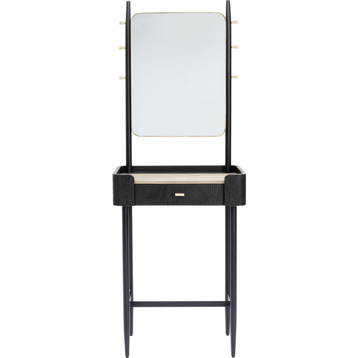 Stylish Milano Coat Rack with Full-Length Mirror - Perfect for Entryway, Bedroom & Closet Organization