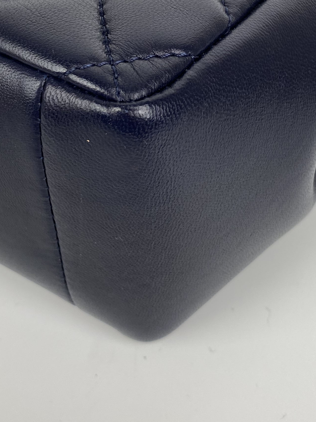 Chanel Navy Blue Jumbo Mademoiselle Chic Flap Bag - Luxury Designer Handbag for Women, Perfect for Work, Evening Events & Special Occasions