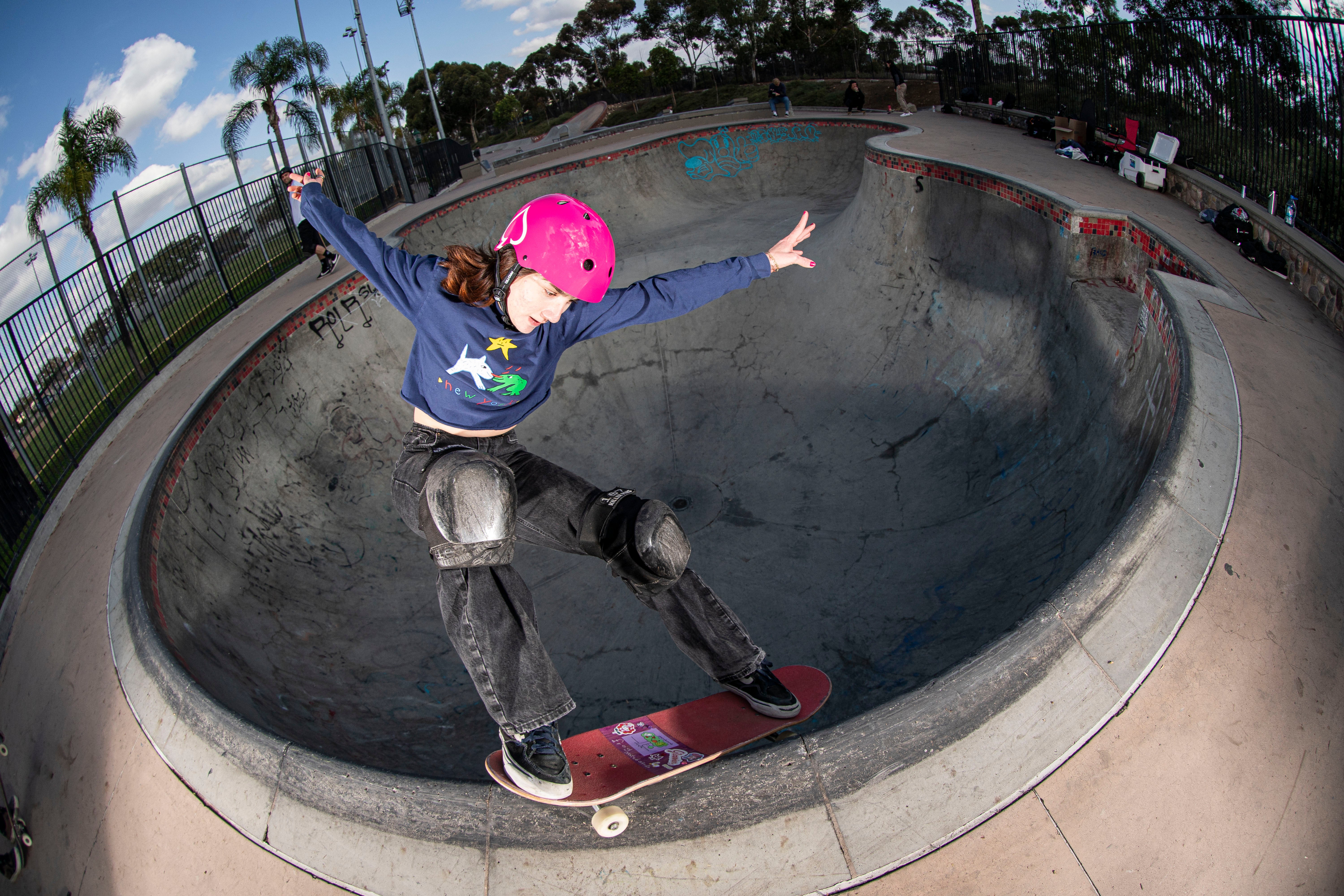 LOW PRO Certified Bike Helmet - Gloss Pink for Cycling, Skateboarding & Outdoor Sports Safety