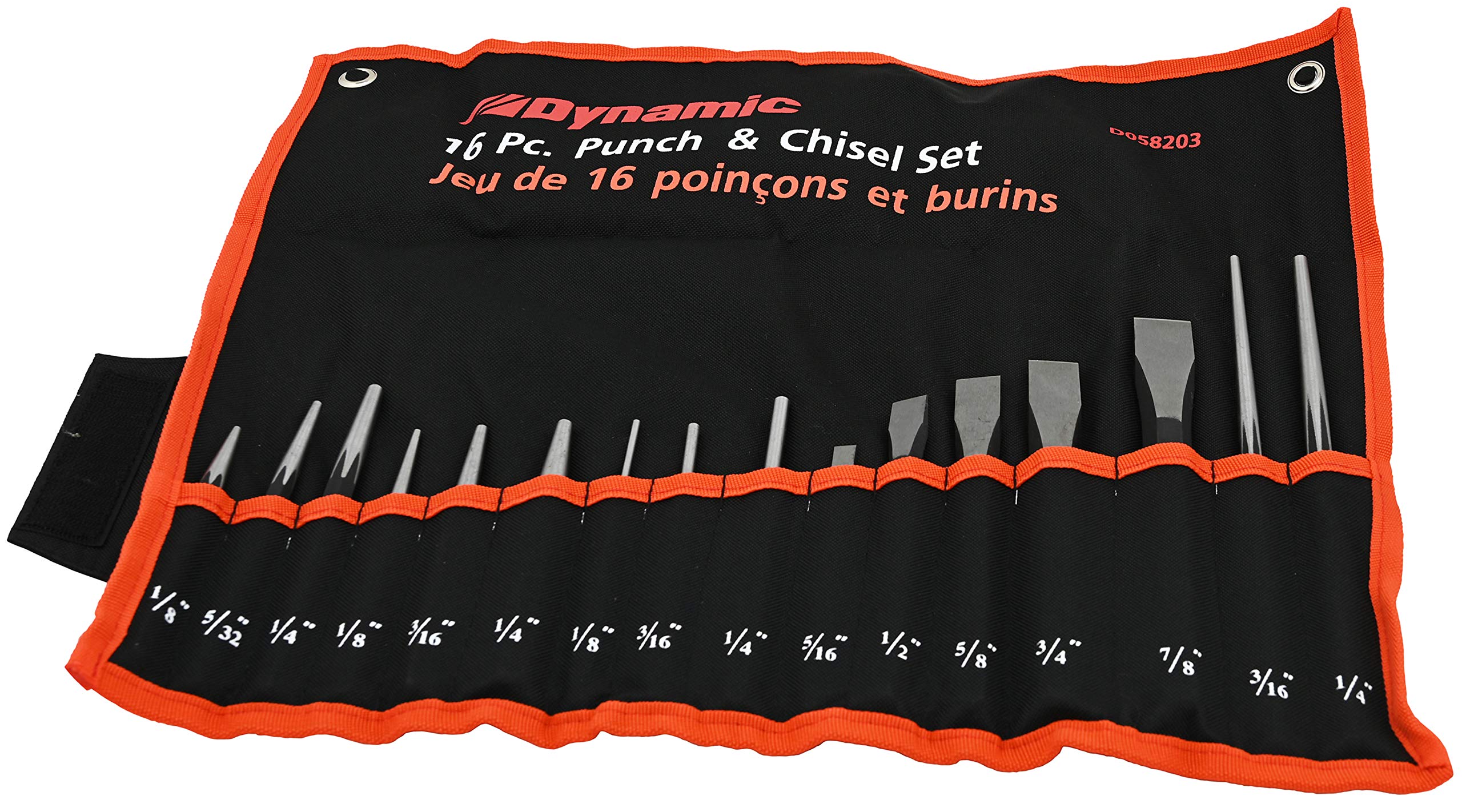 16-Piece Punch and Chisel Set - Professional Metalworking Tools for DIY, Woodworking & Automotive Repair | Durable Steel Construction for Precision Work