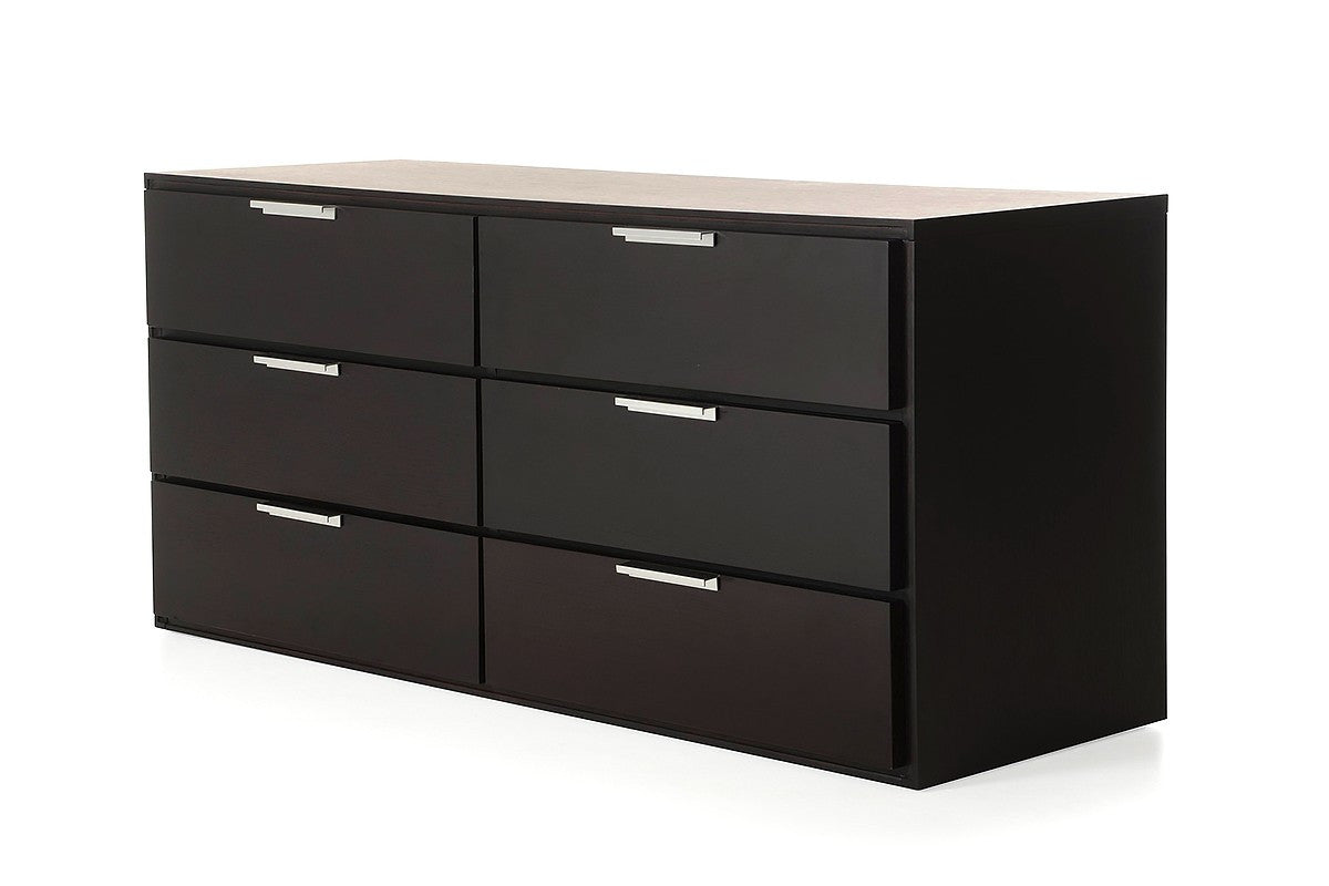 Lauren 6-Drawer Dresser - Modern Wooden Chest of Drawers for Bedroom & Closet Organization | Perfect for Home Storage & Decor