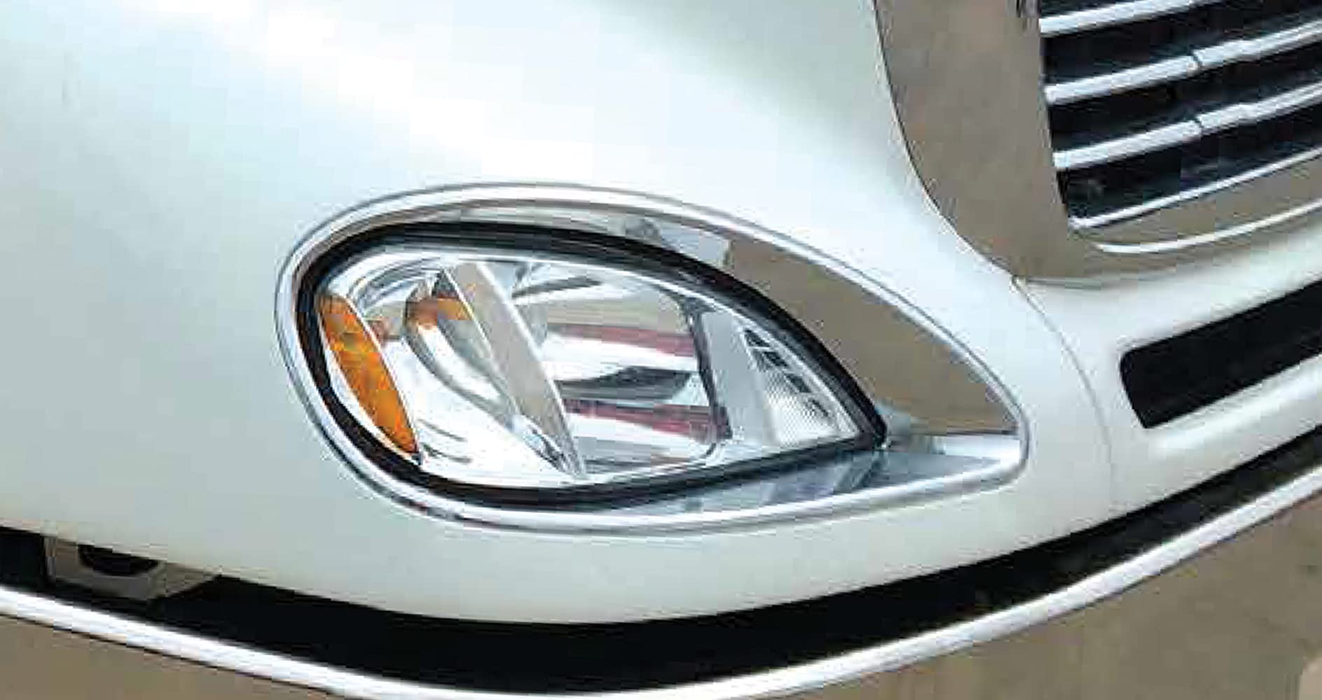 United Pacific 31345 Headlight Assembly Replacement for 2004-2007 Freightliner Columbia - Passenger Side - Durable LED Headlights for Improved Visibility - Perfect for Night Driving & Truck Upgrades