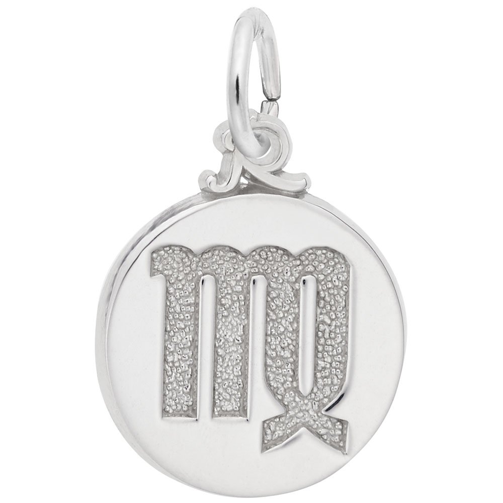 Virgo Zodiac Charm - Sterling Silver Pendant for Bracelets & Necklaces - Perfect for Birthdays, Gifts & Jewelry Making