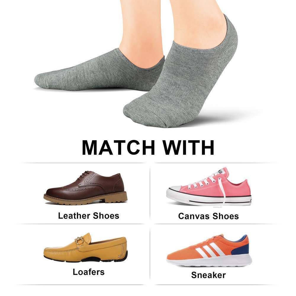 Wernies No Show Socks for Women - 16 Pairs Low Cut Invisible Socks with Non-Slip Grip for Boat Shoes, Flats & Sneakers | Perfect for Workouts, Office & Daily Wear