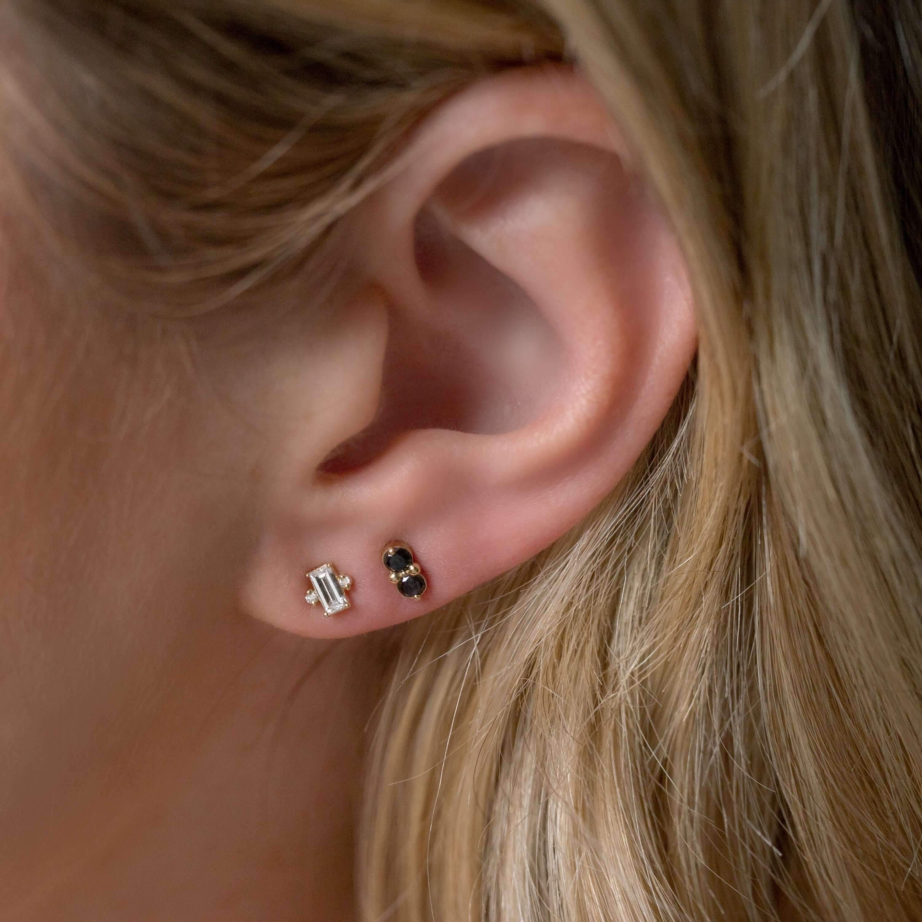 Echo Stud Earrings for Women - Hypoallergenic Stainless Steel Earrings - Perfect for Everyday Wear, Work & Special Occasions