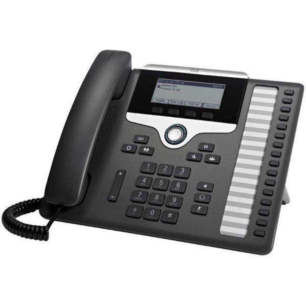 Cisco CP-7861-K9 VoIP Business Phone with HD Voice | Ideal for Office Communication & Call Centers