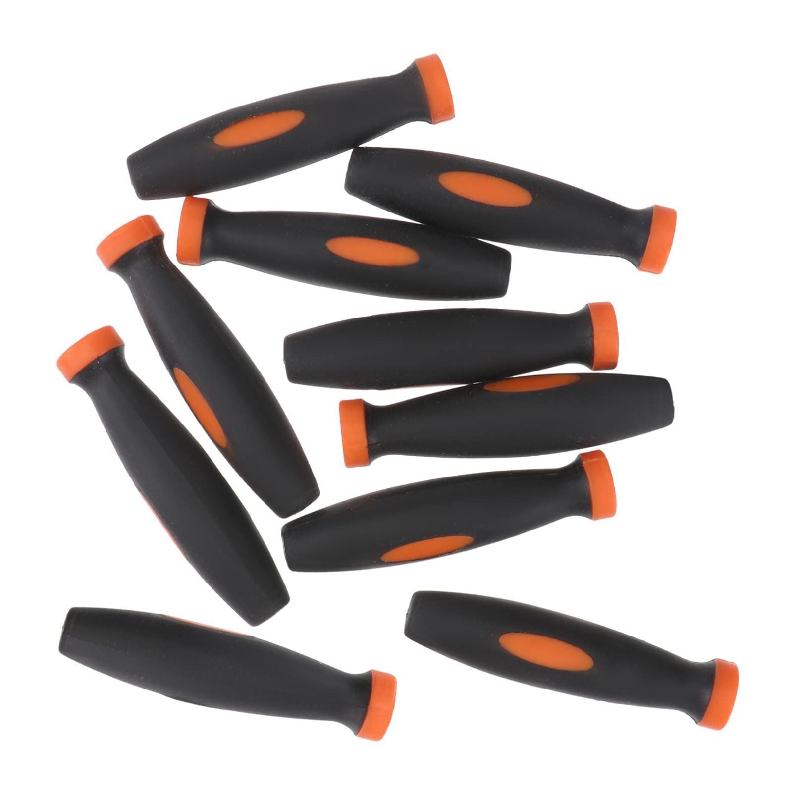 POPETPOP Rubber File Handles - 10pcs 5mm Ergonomic Replacement Grips for Utility & Round Files - Perfect for DIY Projects, Woodworking, and Metalworking