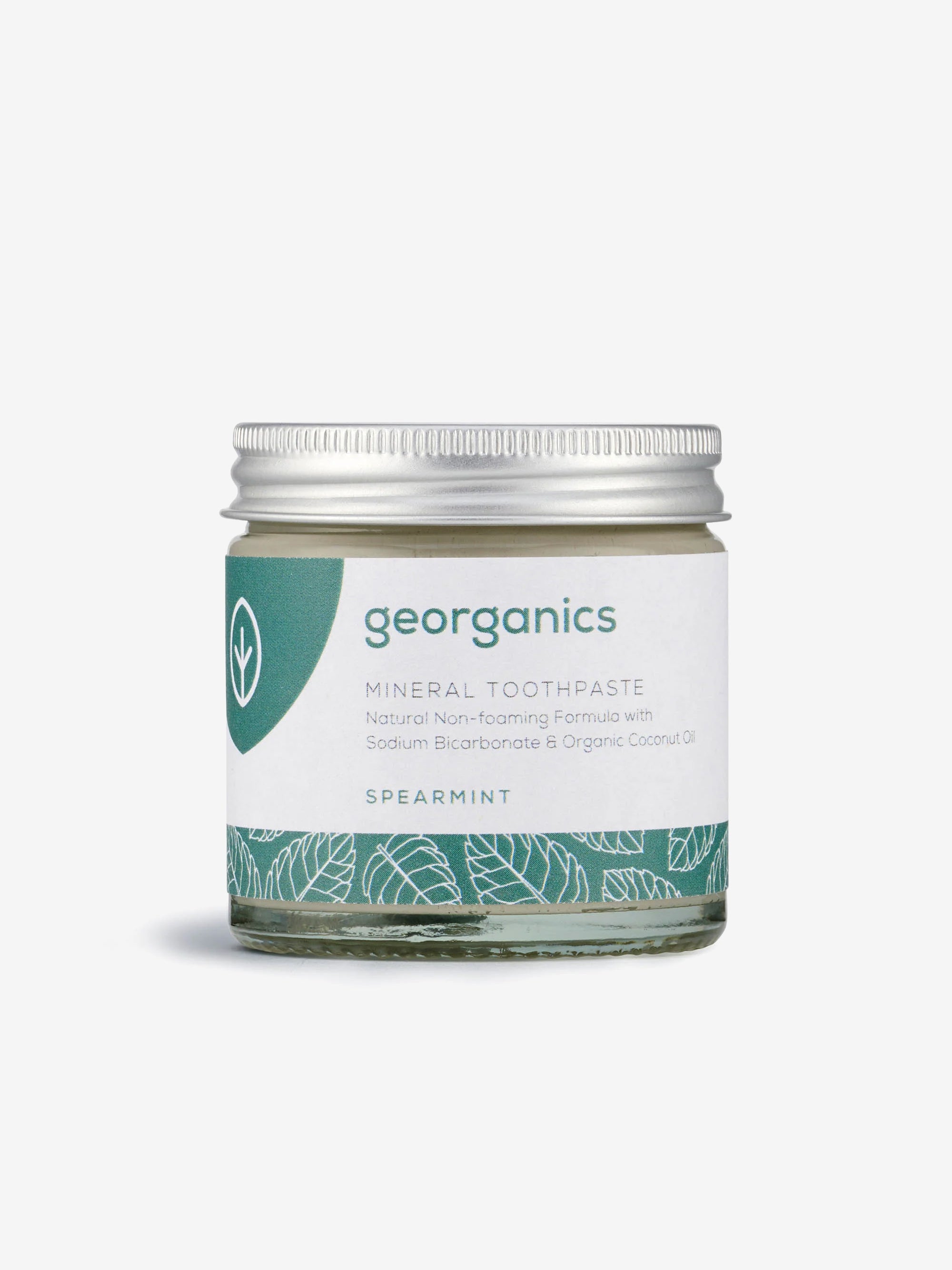 Organic Spearmint Toothpaste with Minerals - 60ml for Fresh Breath & Healthy Teeth - Perfect for Daily Oral Care & Natural Whitening