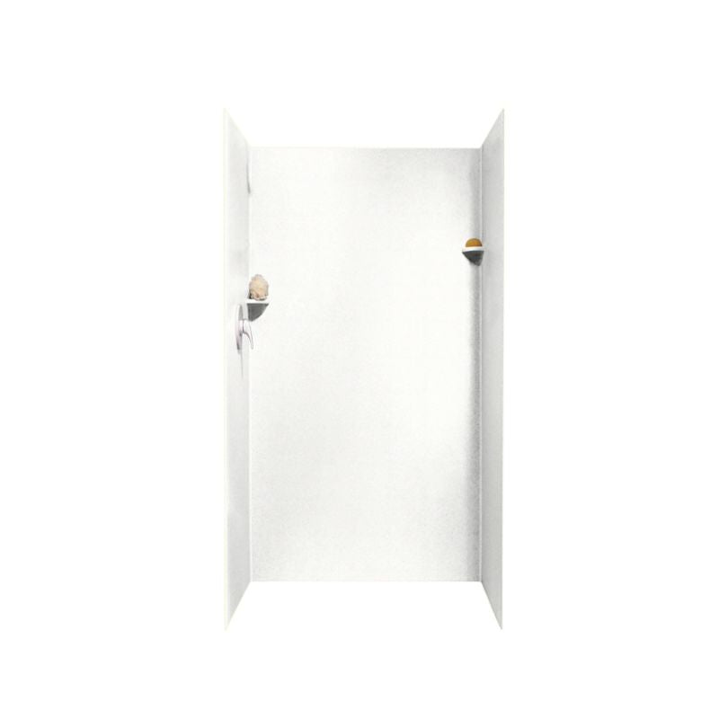 Swanstone 36x36x72 Shower Wall Kit - Waterproof Bathroom Wall Panel Set for Easy Installation | Perfect for Modern Bathroom Renovation & Home Improvement Projects