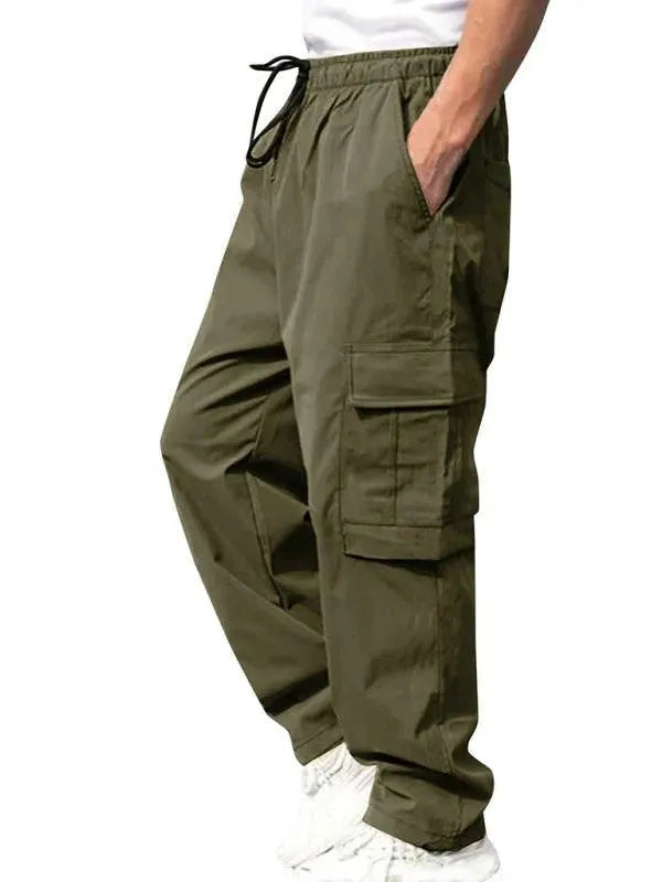 Stylish Loose Straight Casual Trousers for Women - Comfortable Everyday Pants for Work, Travel & Lounge Wear