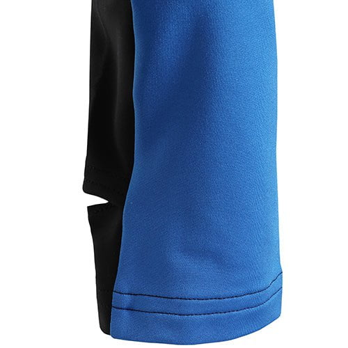 SPZM 01 Quarter Zip Midlayer Fleece Jacket - Black & Blue Color Options | Warm Lightweight Layering for Hiking, Running & Outdoor Activities