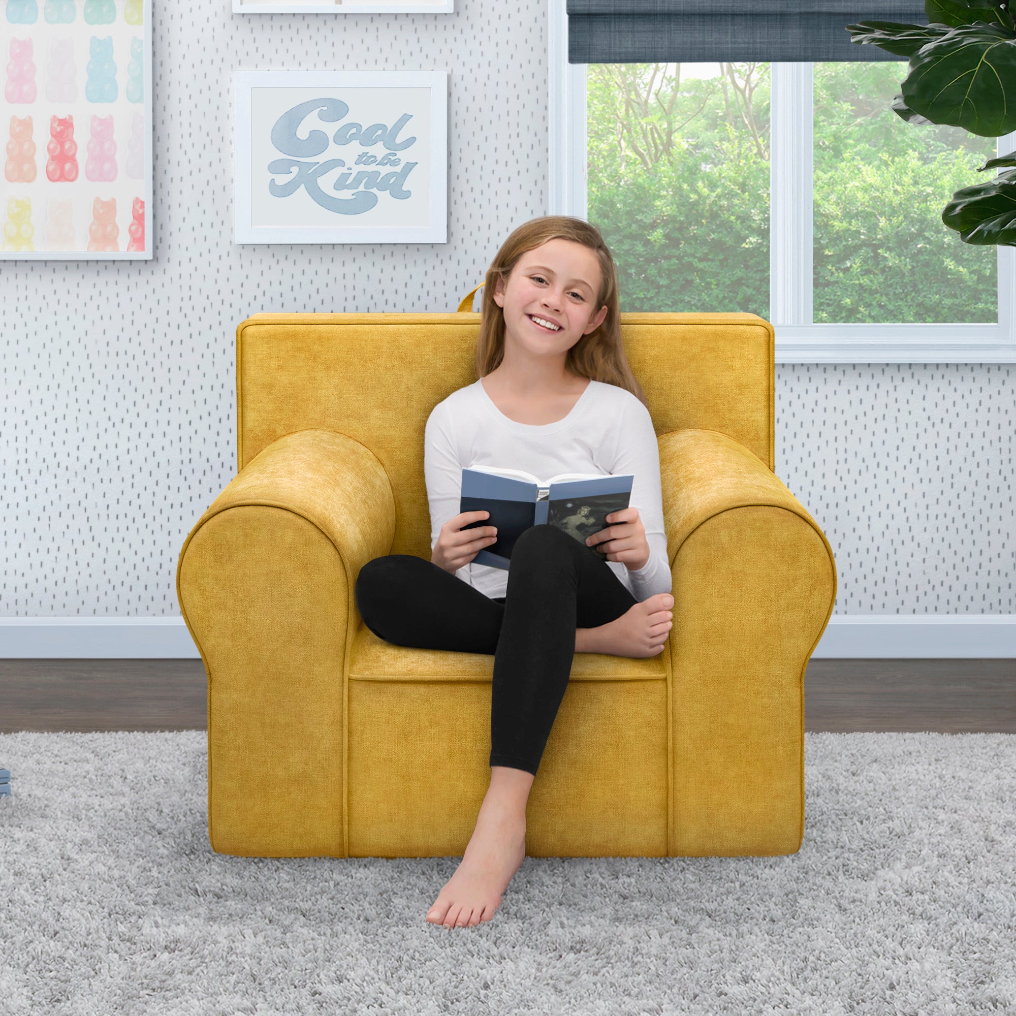 XL Cozee Foam Chair for Kids - Soft & Comfortable Seat for Ages 18 Months to 12 Years - Perfect for Playroom, Bedroom, or Reading Nook
