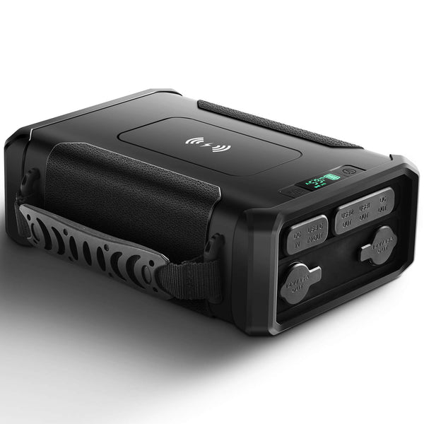Portable Power Station 96000mAh 307.2Wh Solar Generator - Outdoor Camping, RV Trips, Emergency Backup Power Supply for Home & Travel