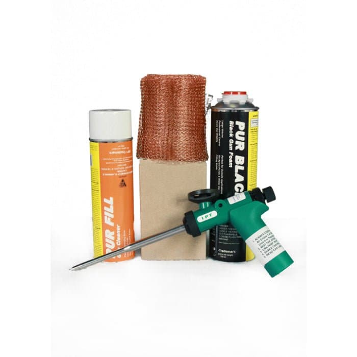Rodent Exclusion Kit - Pest Control Supplies for Mice & Rats - Seal Gaps & Prevent Infestations - Home, Garage & Basement Protection