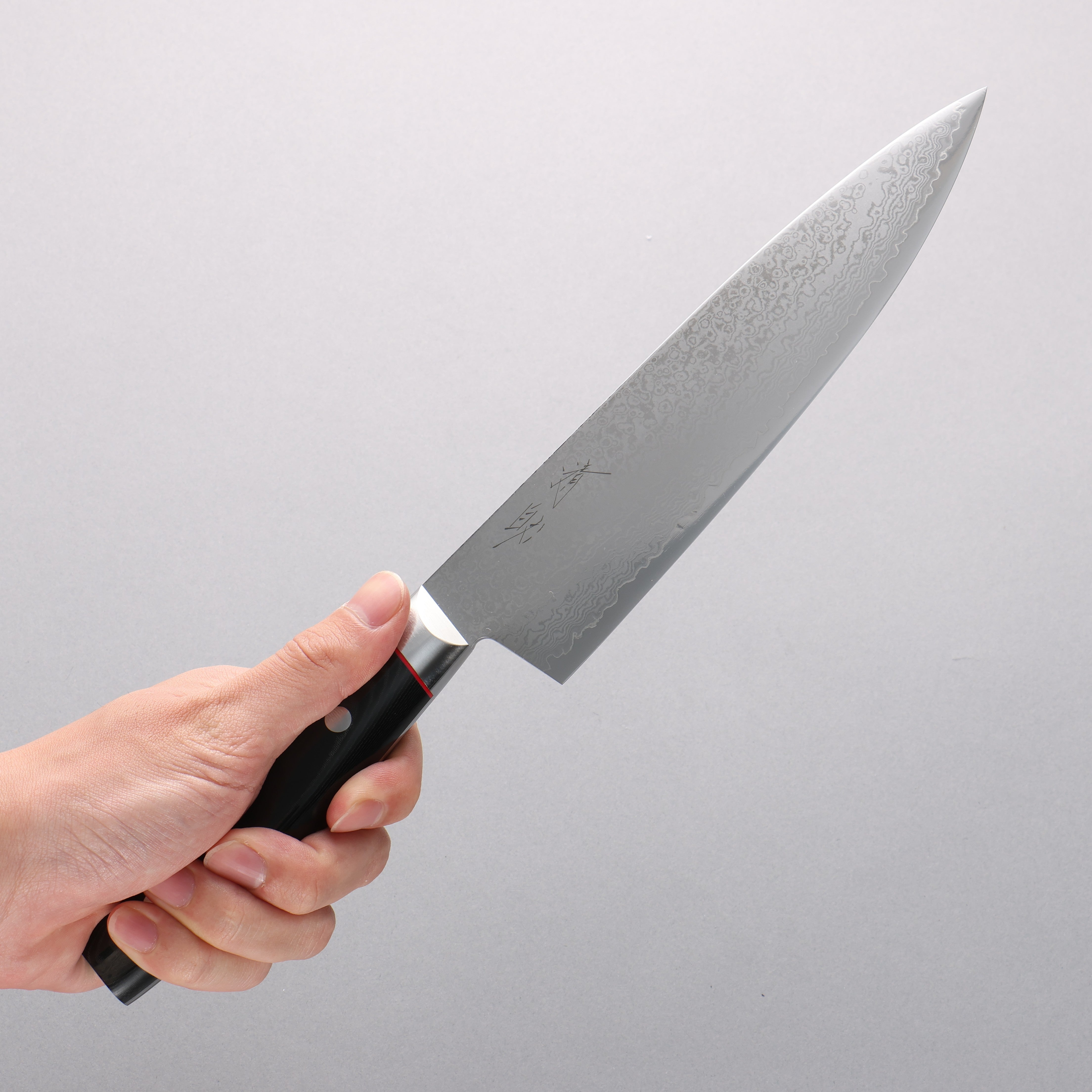 Premium Seisuke Saiun VG10 Damascus Gyuto Chef Knife 200mm - Black Micarta Handle for Professional Chefs & Home Cooking