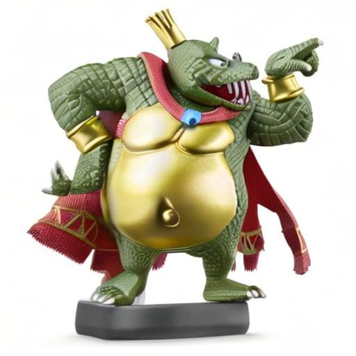 Original Nintendo amiibo King K. Rool - Super Smash Bros Series Figure - Japan Import - Collectible Gaming Accessory for Nintendo Switch & Wii U - Perfect for Smash Battles & Display