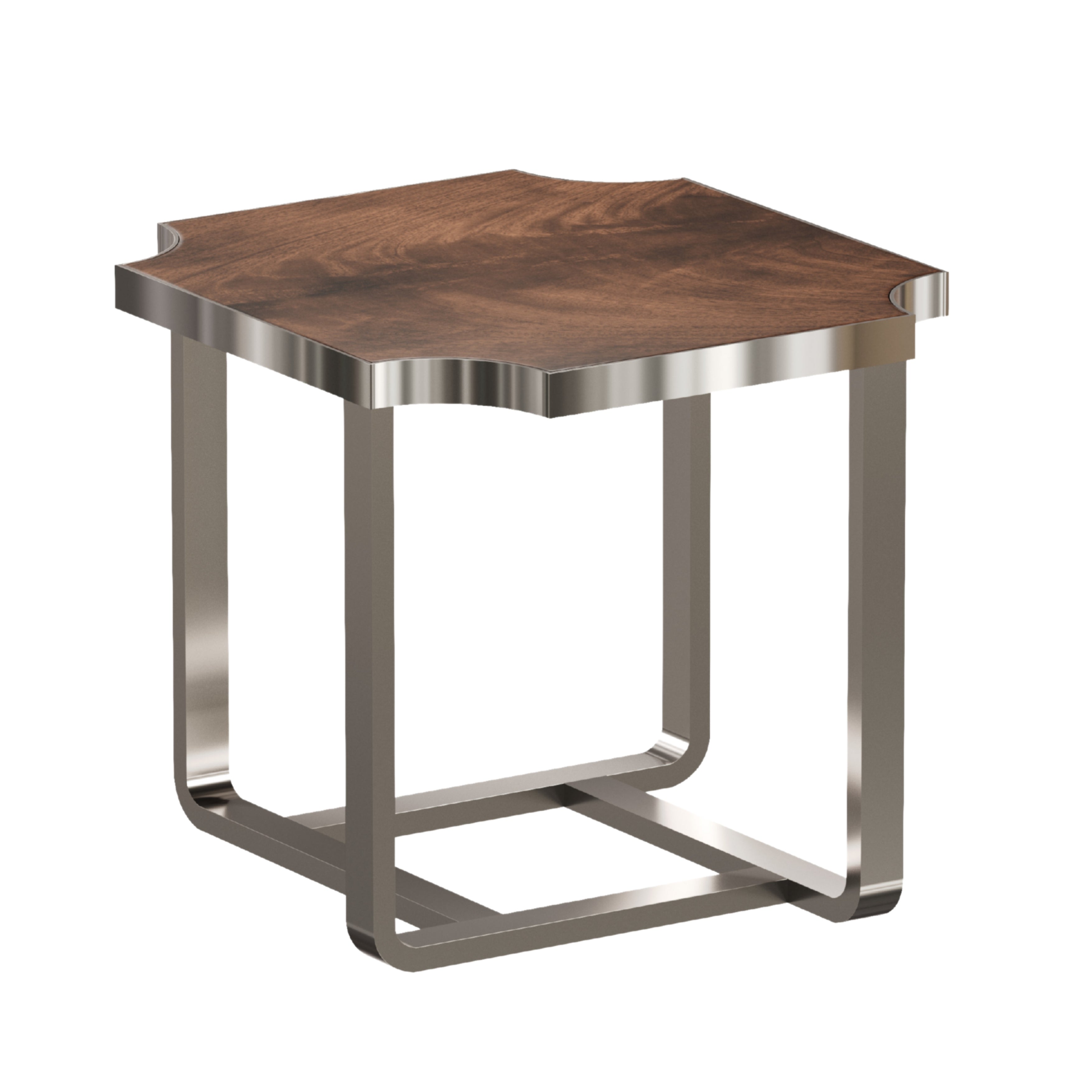 Roundhill Furniture Ruffin End Table & Nightstand - Rustic Brown Wood Side Table for Bedroom, Living Room & Office