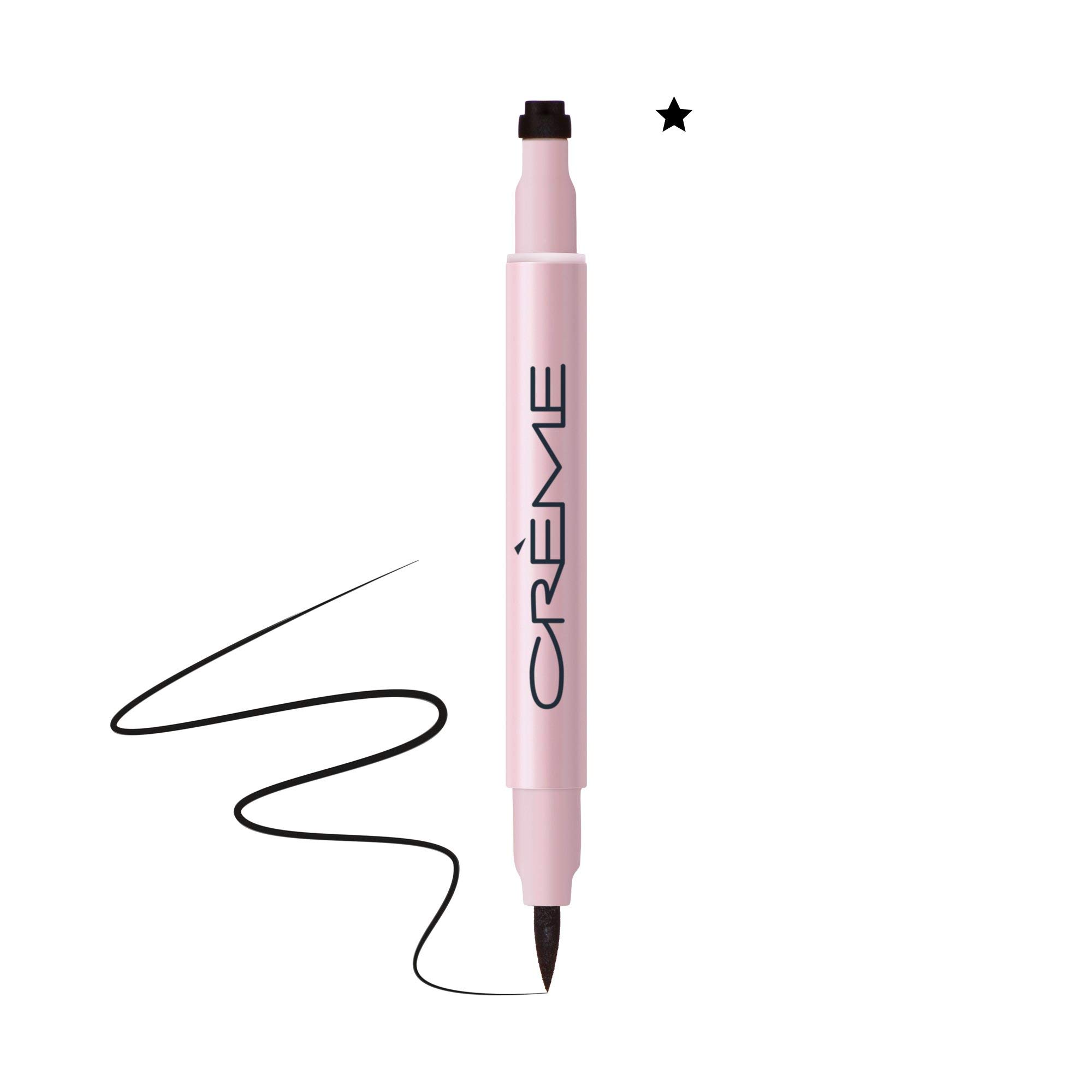 The Crème Shop Freckle Stamp Eyeliner - Star Shaped Black Eyeliner Stamp for Natural Freckles & Beauty Makeup | Perfect for Cosplay, Halloween, and Everyday Glam Looks