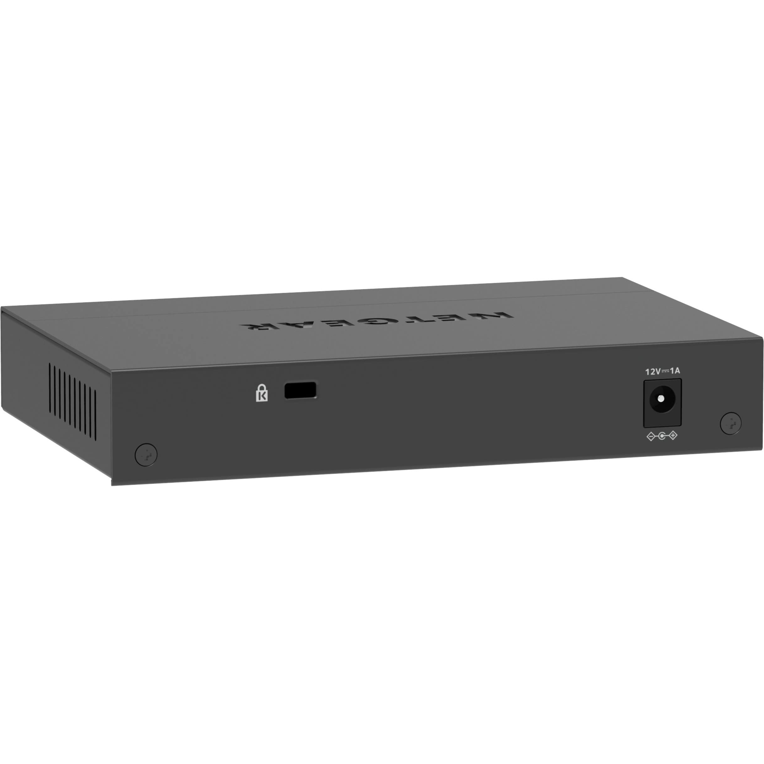 NETGEAR MS305 5-Port Multi-Gigabit Ethernet Unmanaged Switch - 5 x 1G/2.5G Ports, Plug-and-Play, Desktop/Wall Mount, 3-Year Warranty - Ideal for Home Office, Gaming & Small Business Networks